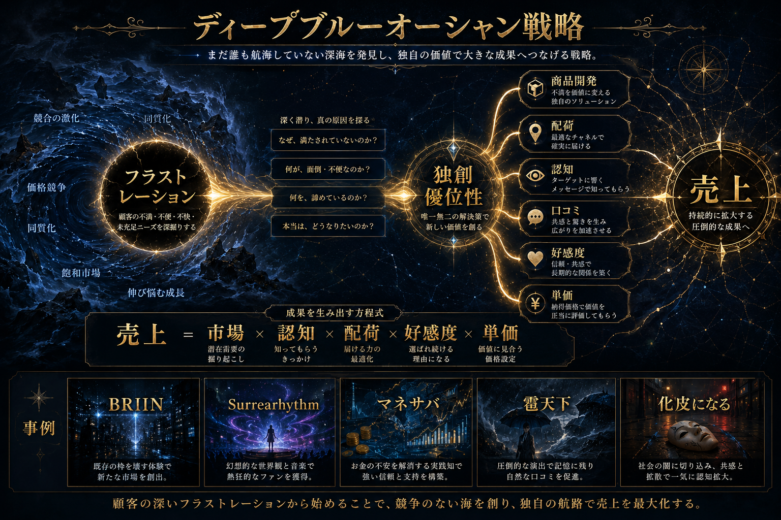 ディープブルーオーシャン戦略の図解